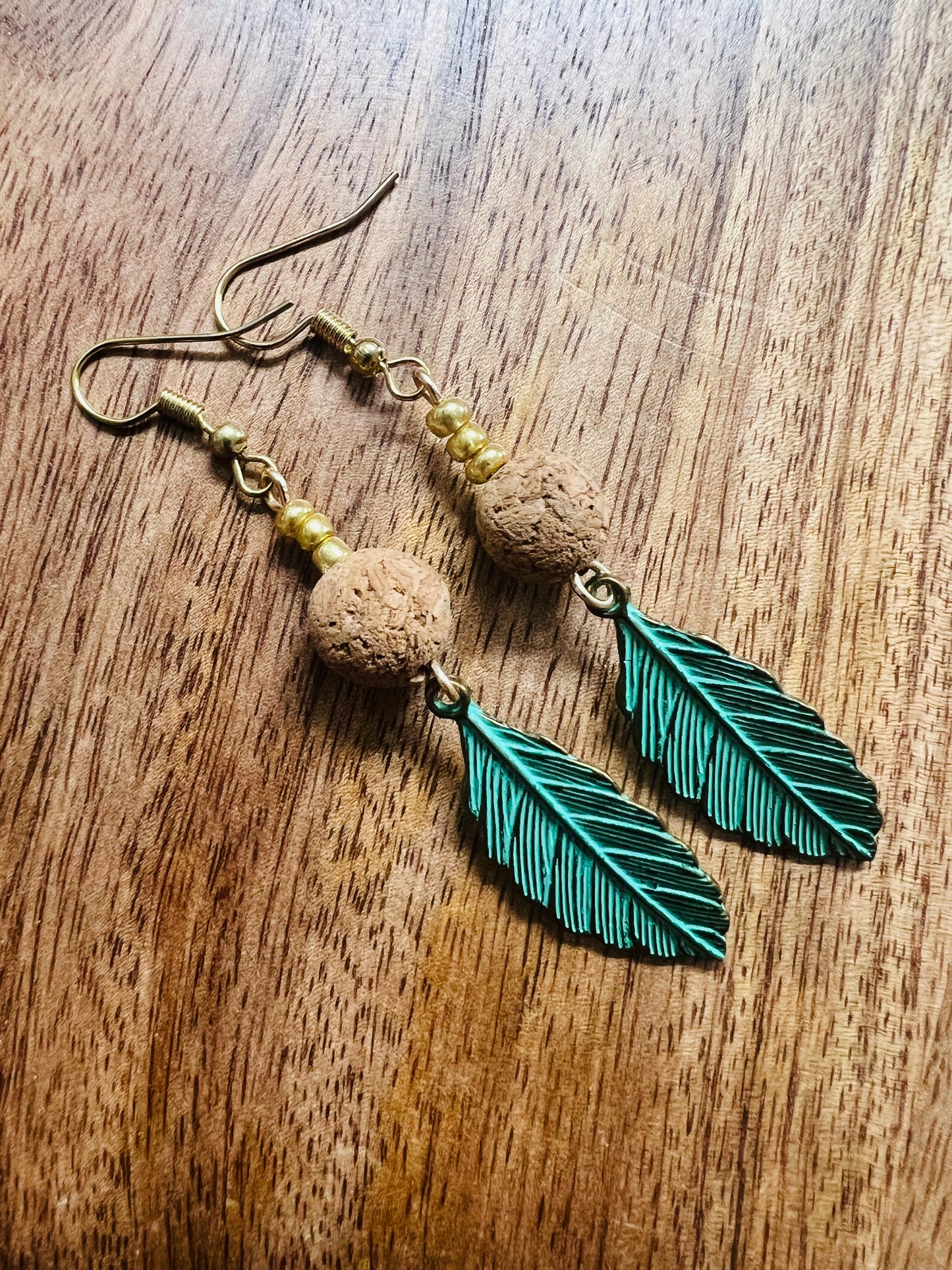 Golden Palm Tree Earrings