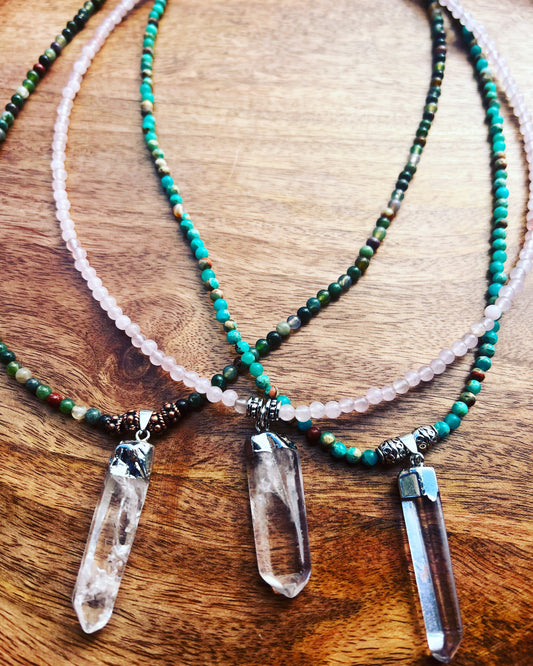 Crystal Gemstone Necklaces