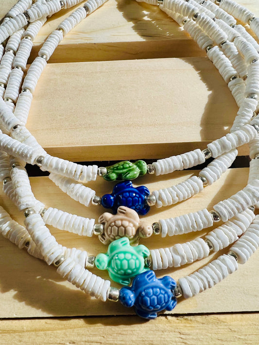Acrylic Turtle Necklaces