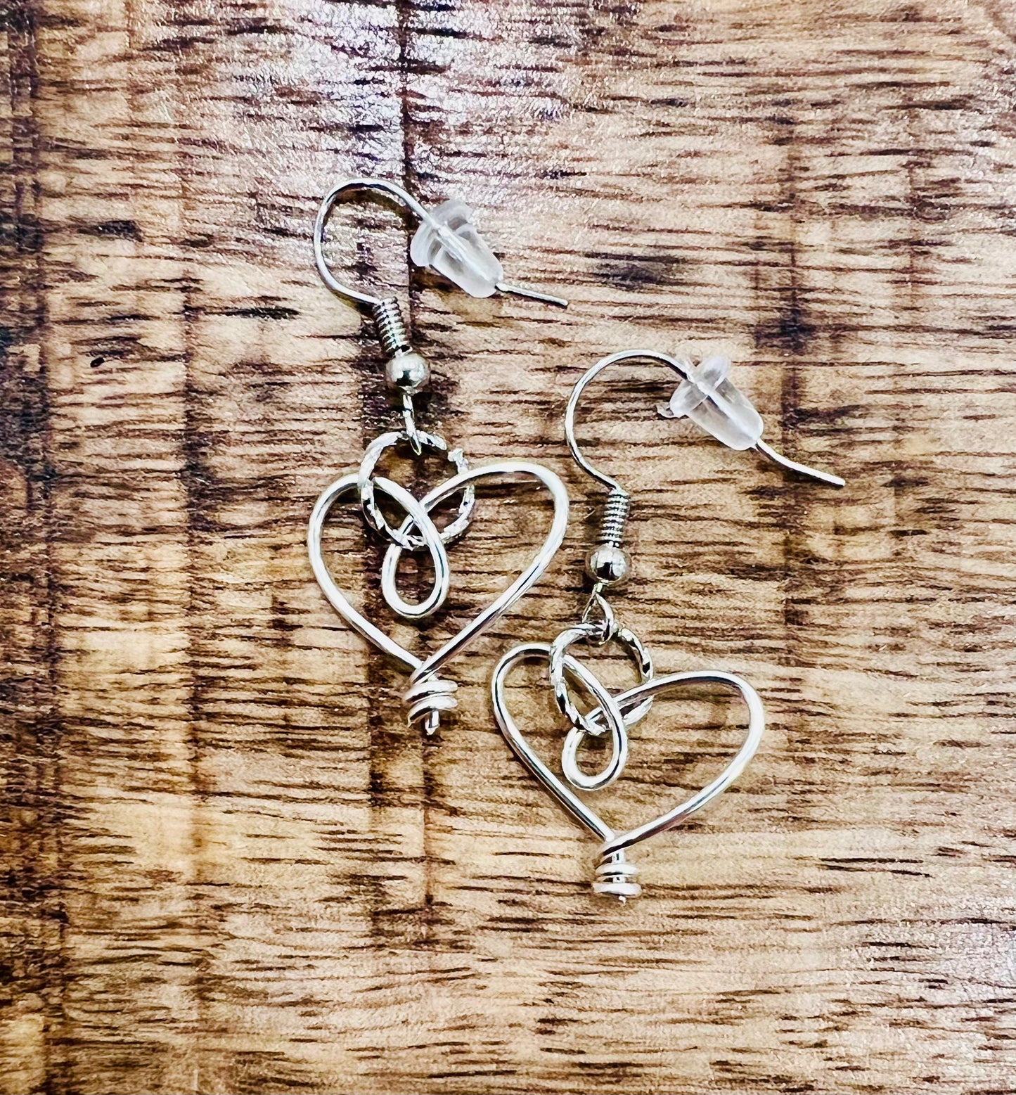 Wire Heart Earrings