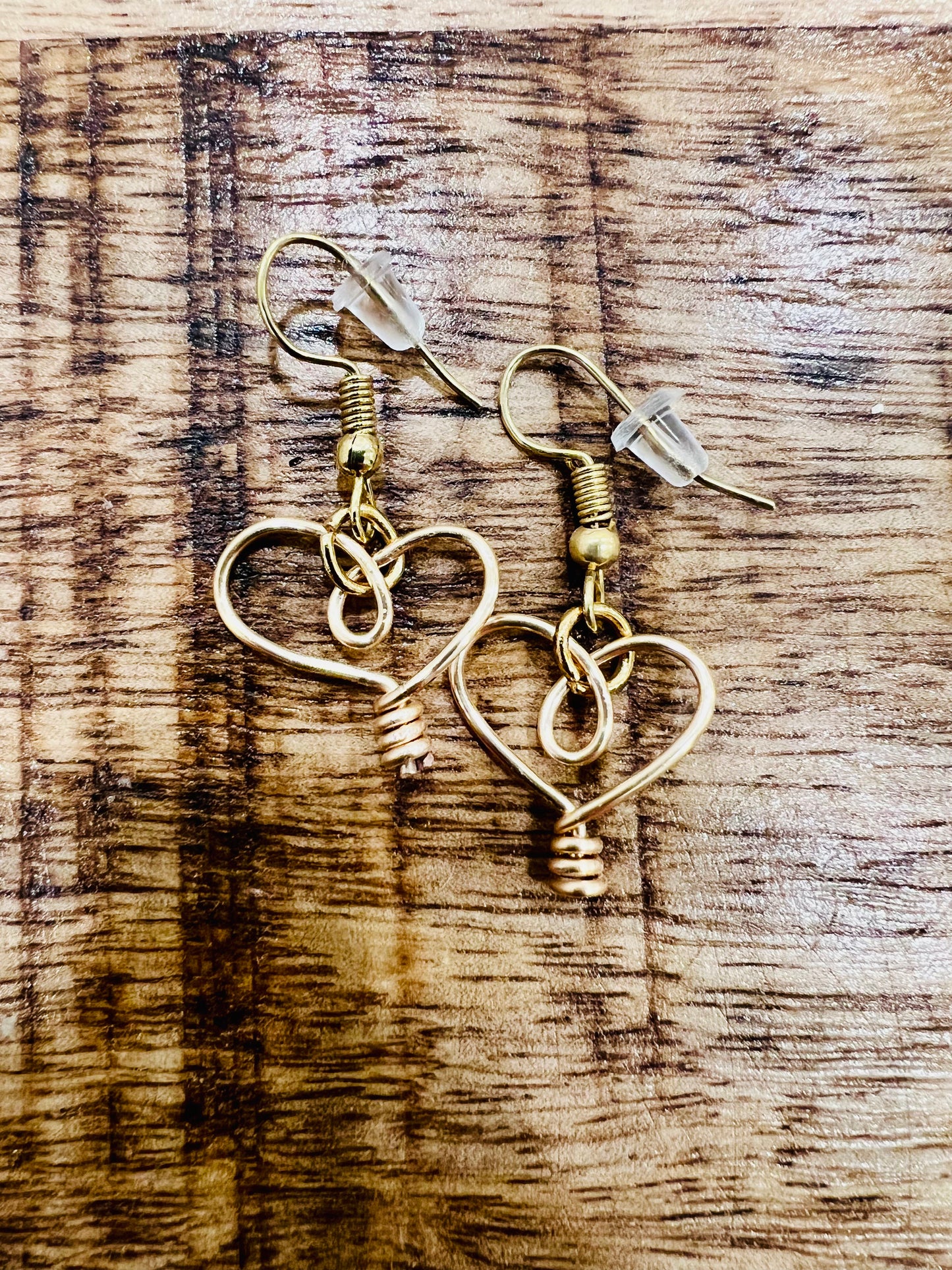 Wire Heart Earrings